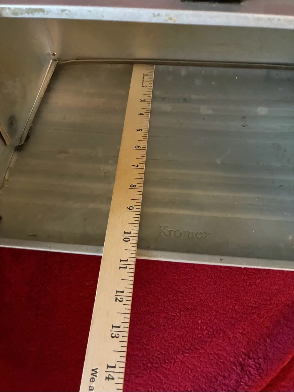 Vintage 1960’s aluminum Roll-Top Bread Box - Countertop Storage